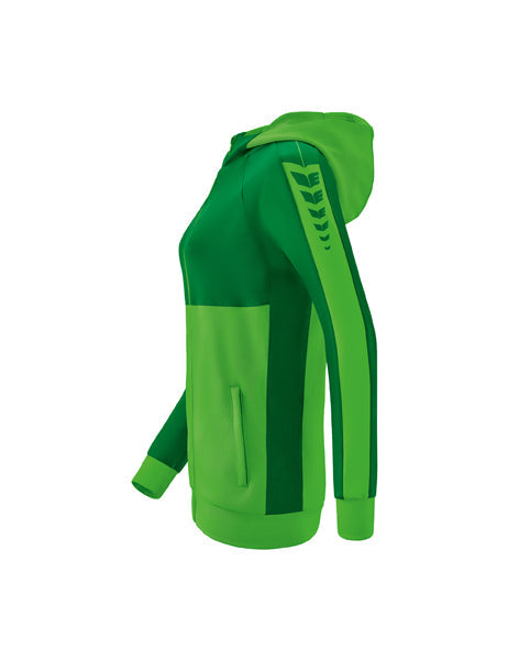 Six Wings Trainingsjacke mit Kapuze Damen green/smaragd