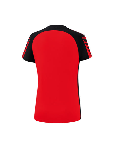 Six Wings T-Shirt Damen rot/schwarz