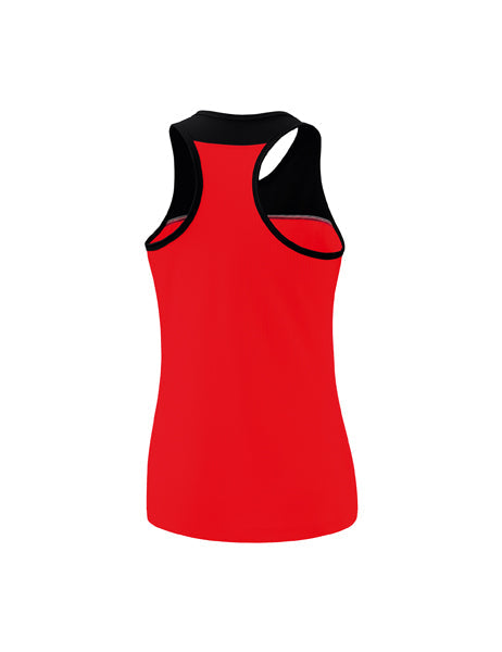 CHANGE by erima Tanktop Damen rot/schwarz/weiß