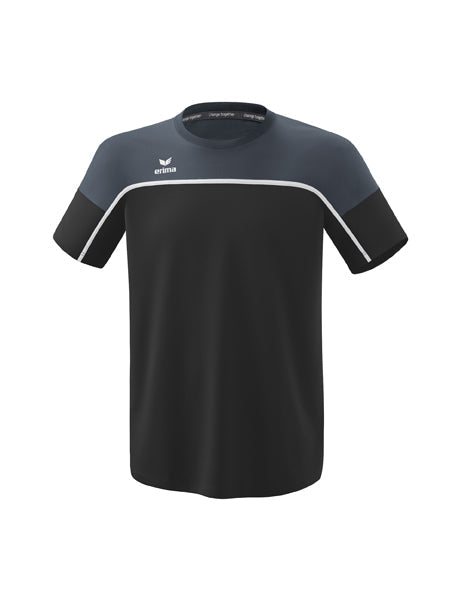 CHANGE by erima T-Shirt Erwachsene; Kinder black grey/slate grey/weiß