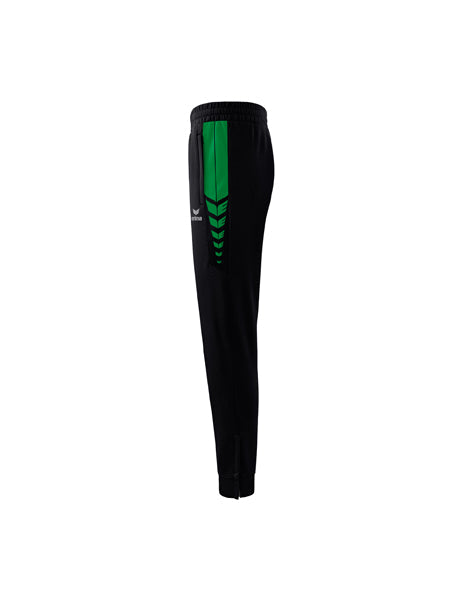 Six Wings Worker Hose Erwachsene; Kinder schwarz/smaragd