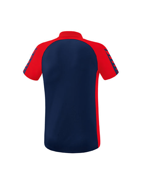 Six Wings Poloshirt Erwachsene new navy/rot