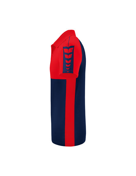 Six Wings Poloshirt Erwachsene new navy/rot