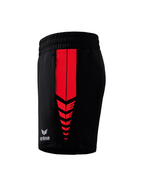 Six Wings Worker Shorts Damen schwarz/rot