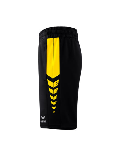 Six Wings Worker Shorts Erwachsene; Kinder schwarz/gelb