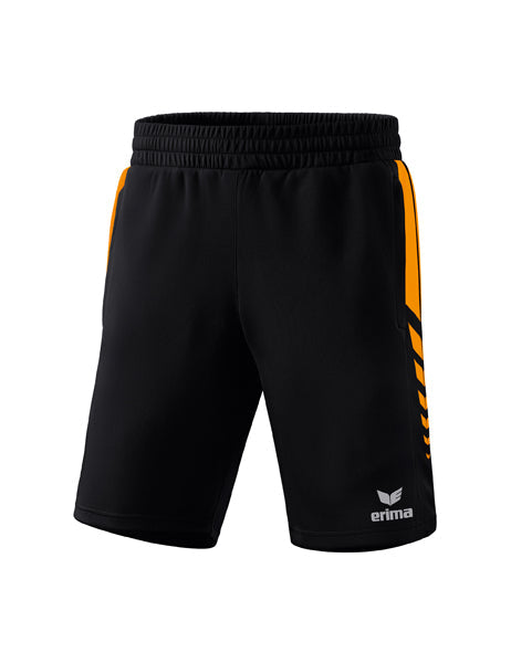 Six Wings Worker Shorts Erwachsene; Kinder schwarz/new orange