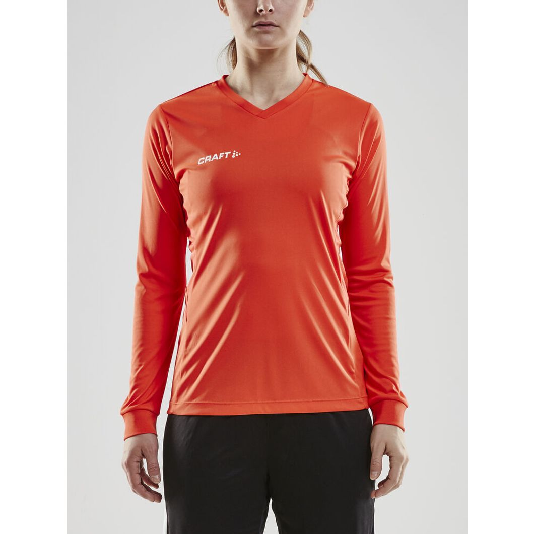 Squad Go Jersey Solid Langarmtrikot Damen