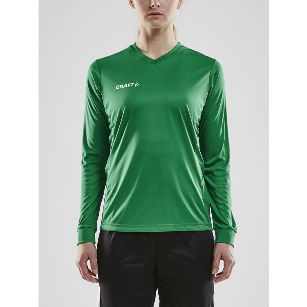 Squad Go Jersey Solid Langarmtrikot Damen