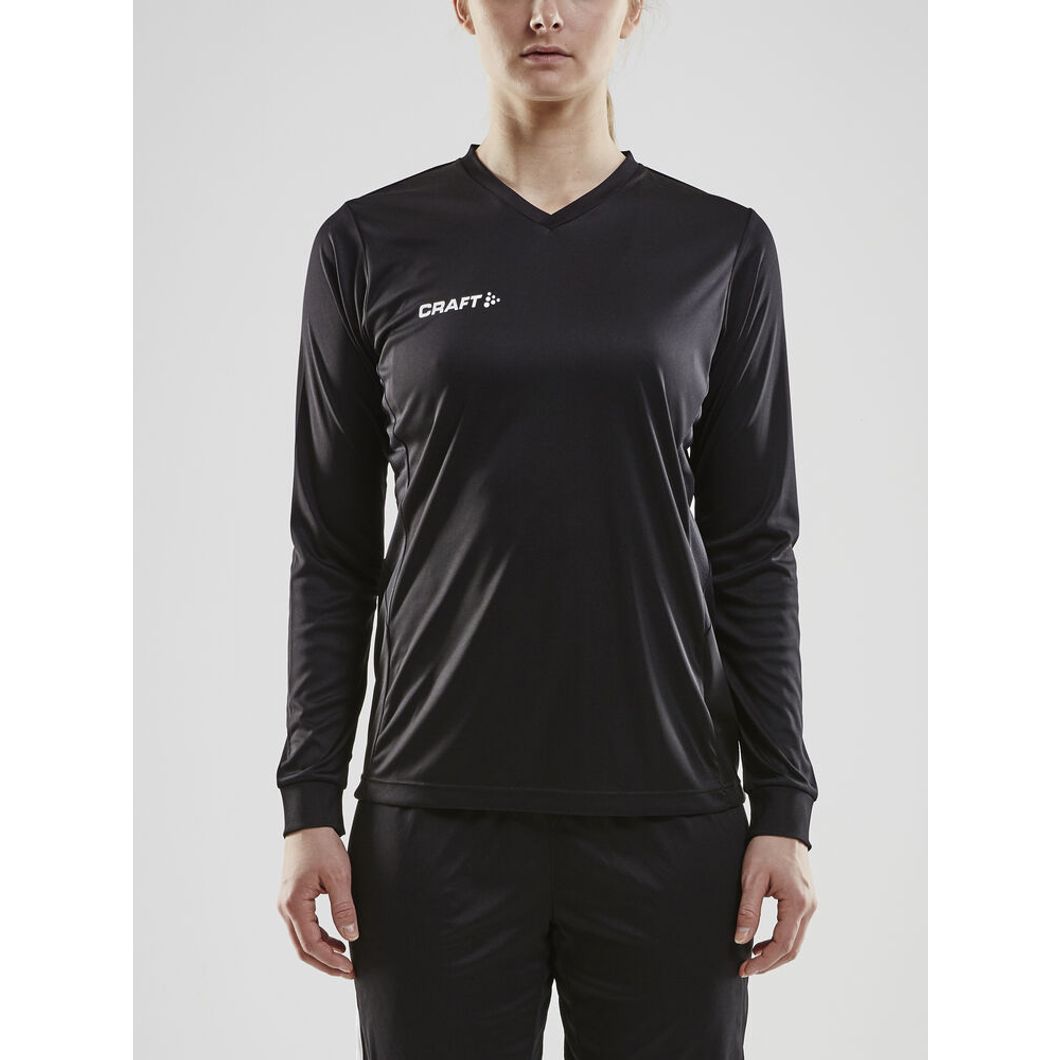Squad Go Jersey Solid Langarmtrikot Damen