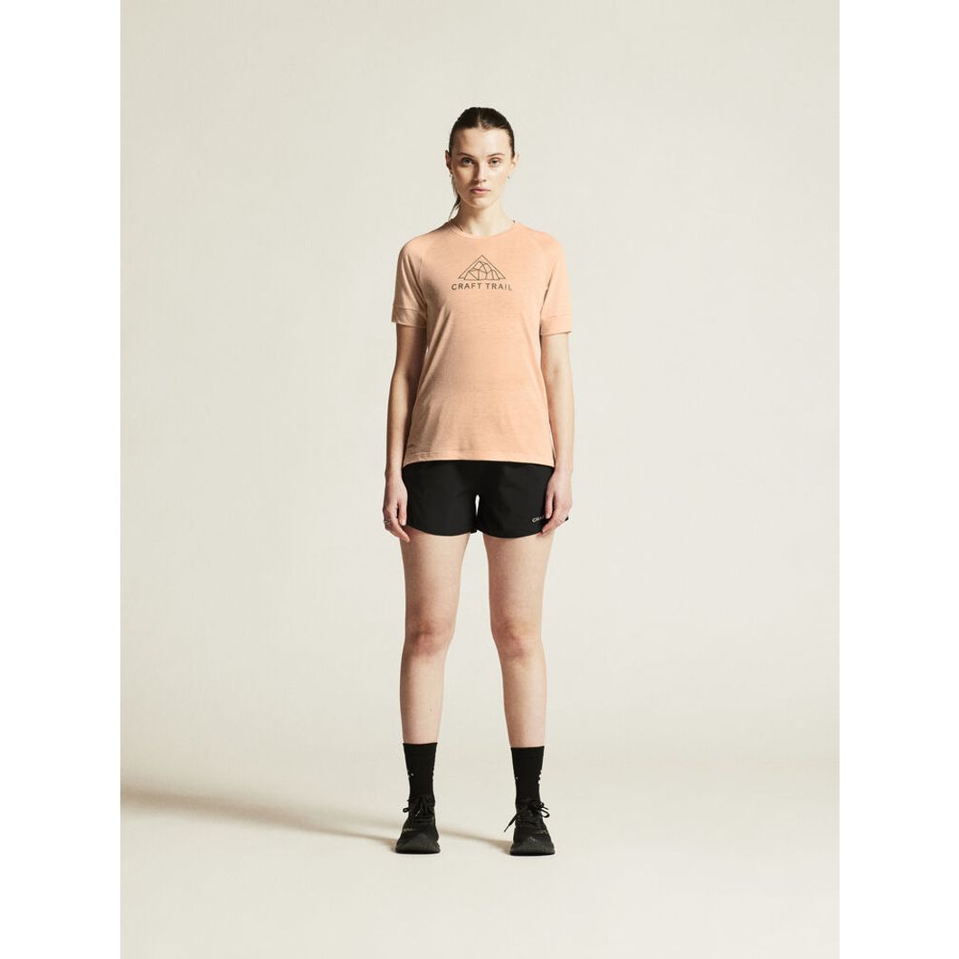 Trail Wool Short Sleeve Tee Damen