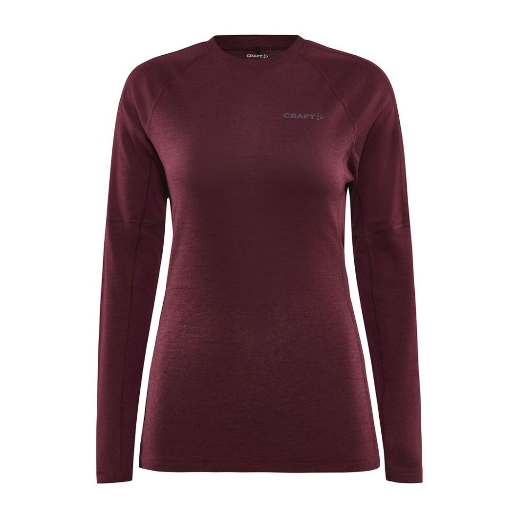 ADV Wool Merino Rundhals Langarmshirt Damen