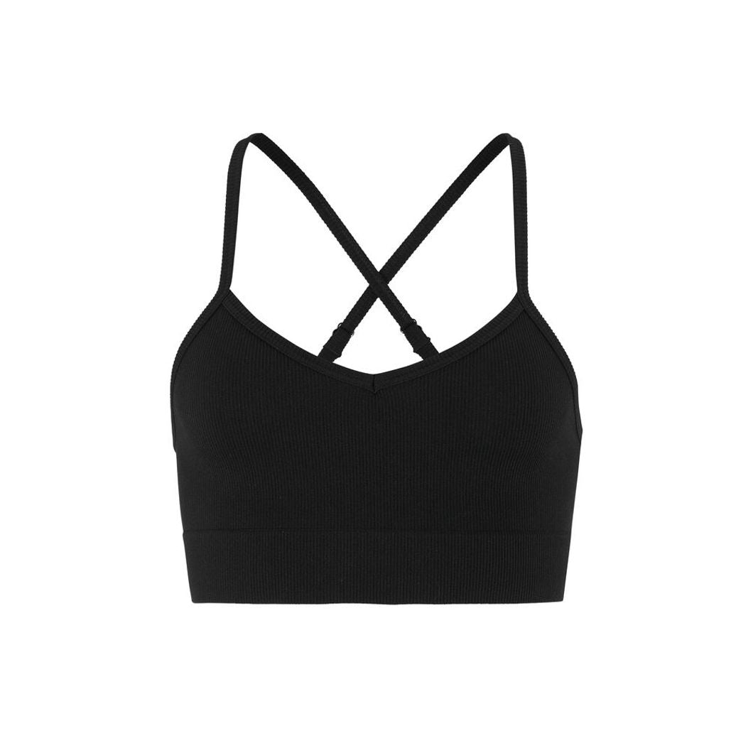 Collective Rib Strap Sports Bra Damen