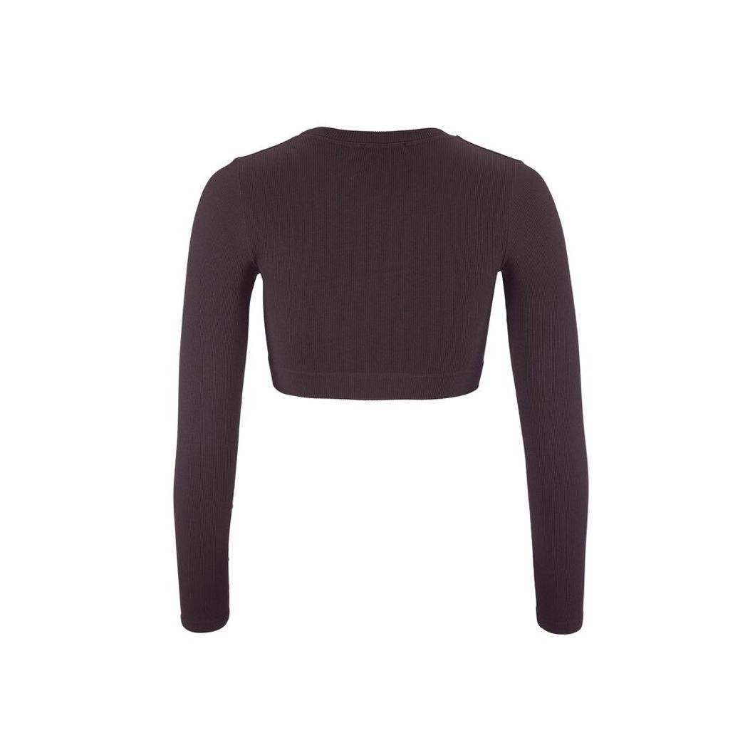Collective Rib Cropped Longsleeve Top Damen