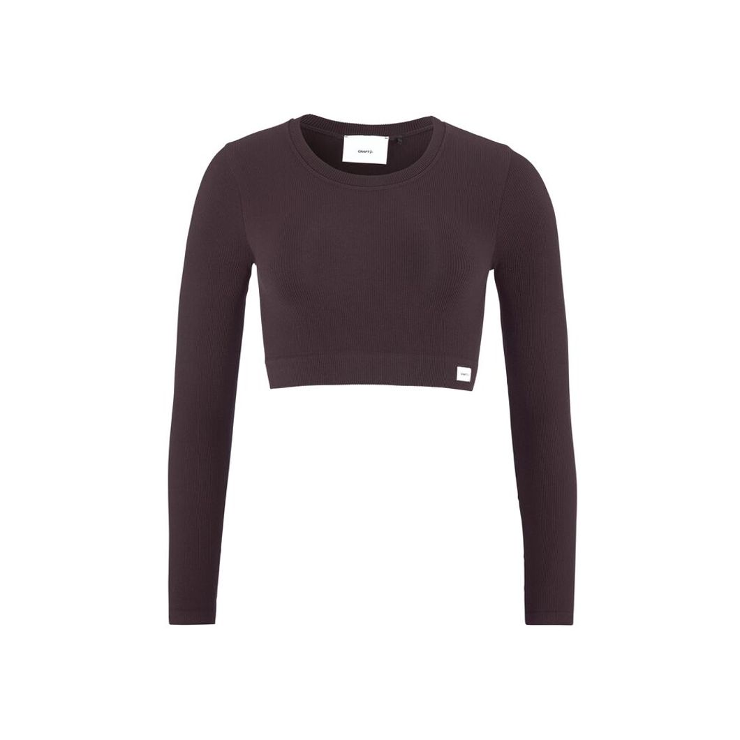 Collective Rib Cropped Longsleeve Top Damen