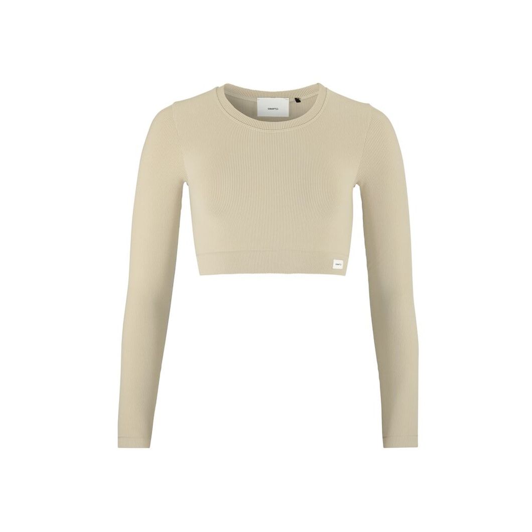 Collective Rib Cropped Longsleeve Top Damen