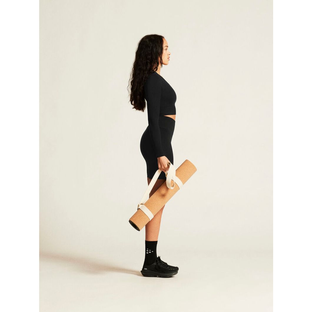 Collective Rib Cropped Longsleeve Top Damen