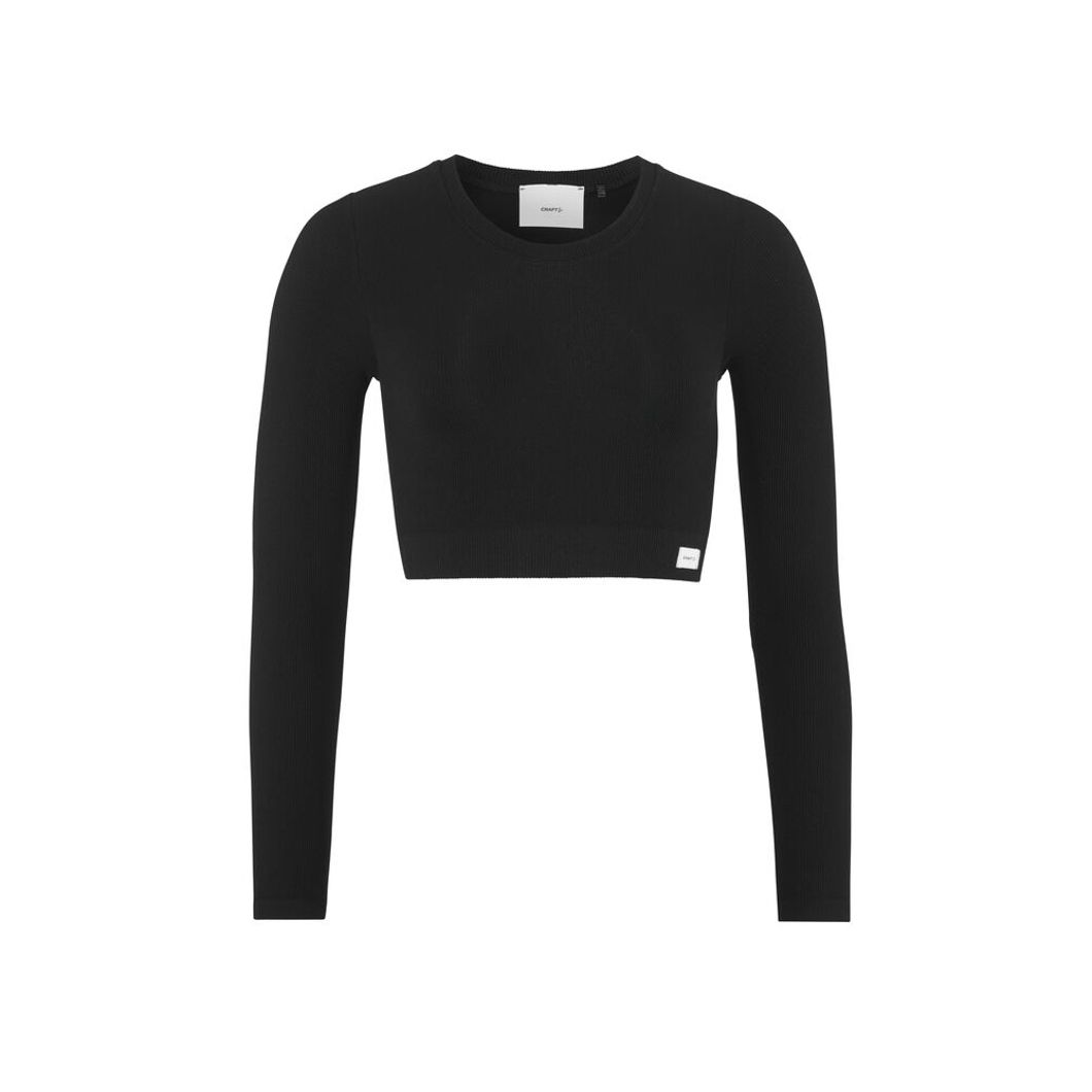 Collective Rib Cropped Longsleeve Top Damen