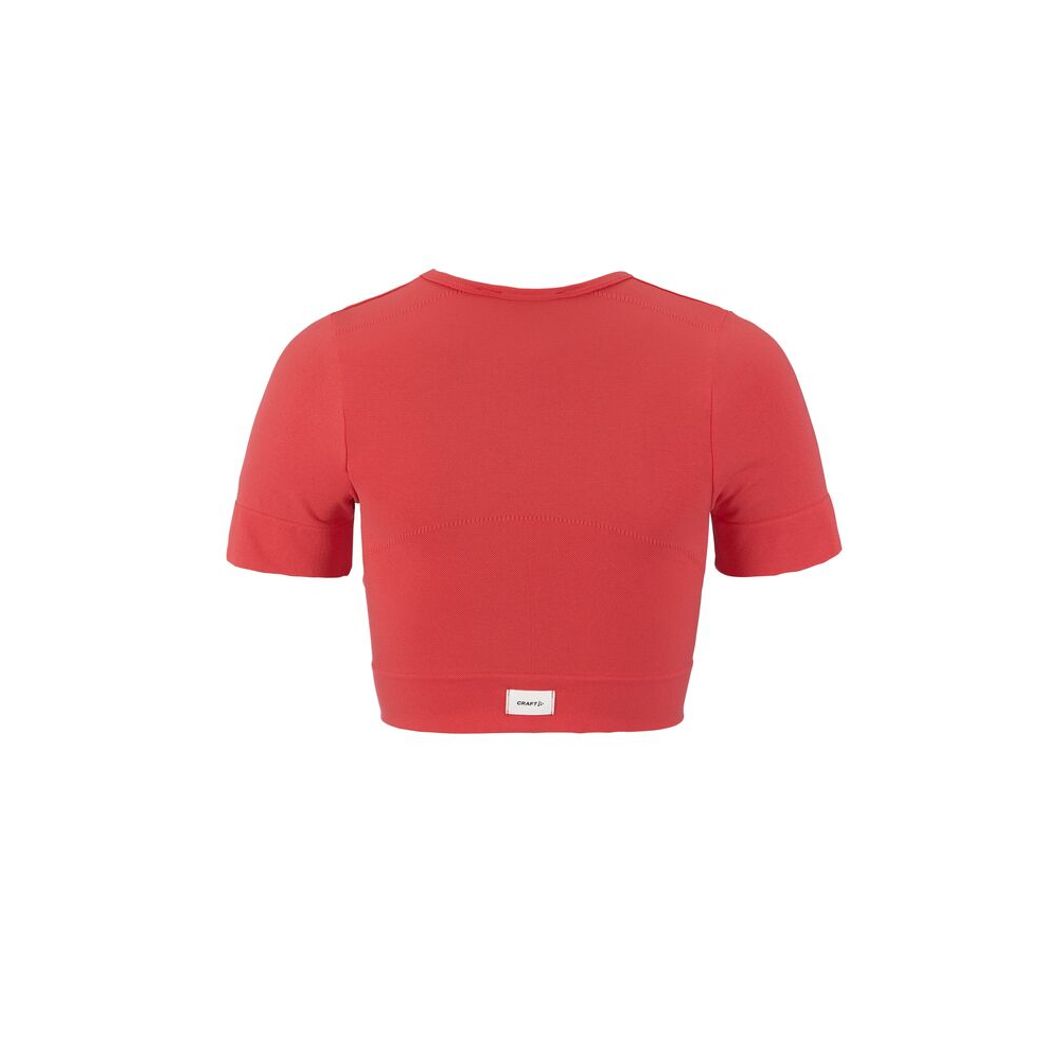 Collective Seamless Cropped Short Sleeve Top Damen