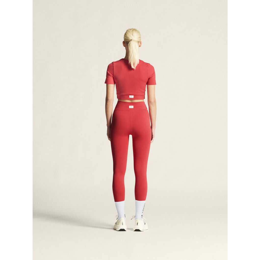 Collective Seamless Cropped Short Sleeve Top Damen