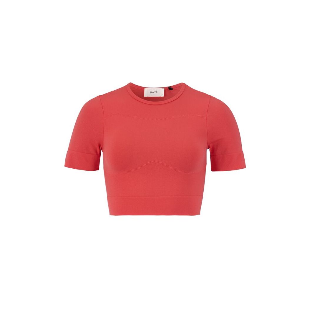 Collective Seamless Cropped Short Sleeve Top Damen