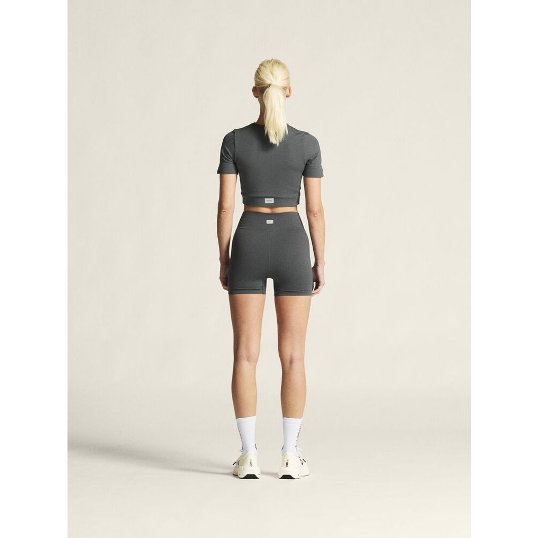 Collective Seamless Cropped Short Sleeve Top Damen