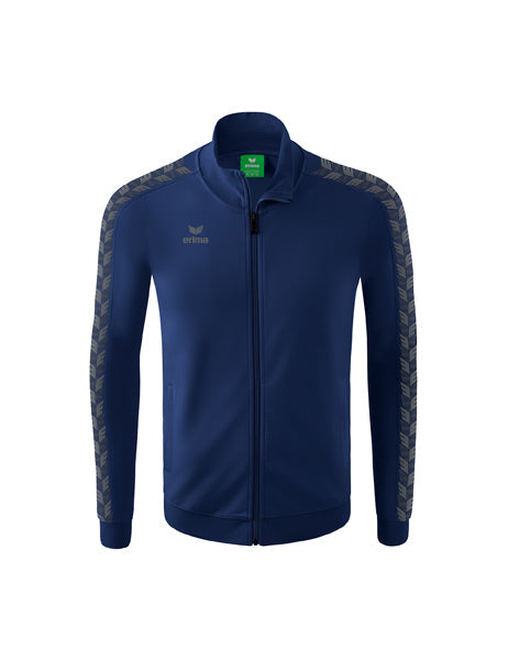 Essential Team Tracktop Jacke Erwachsene; Kinder new navy/slate grey