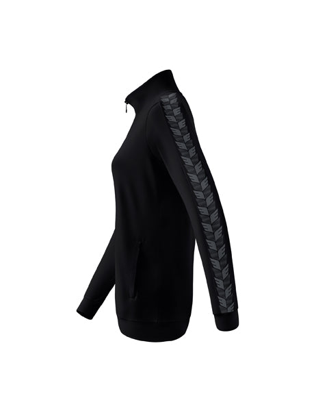 Essential Team Tracktop Jacke Damen schwarz/slate grey