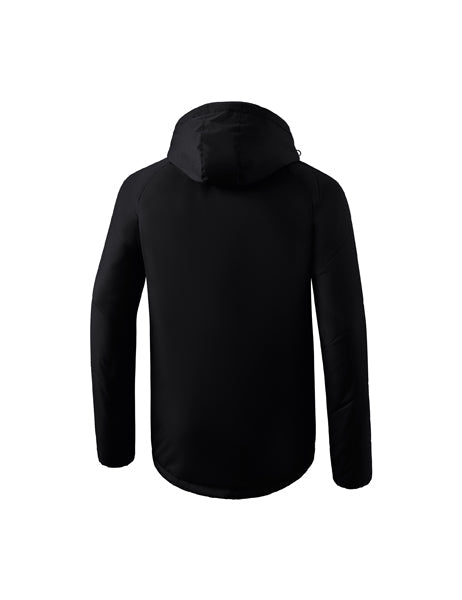 Team Winterjacke Erwachsene; Kinder schwarz