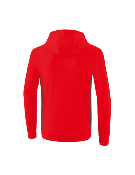 Essential Team Kapuzensweat Erwachsene; Kinder rot/slate grey