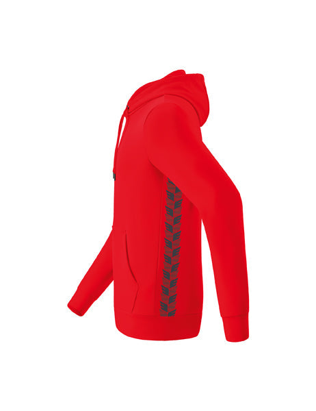 Essential Team Kapuzensweat Erwachsene; Kinder rot/slate grey