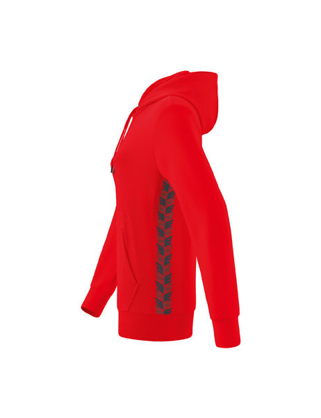 Essential Team Kapuzensweat Damen rot/slate grey