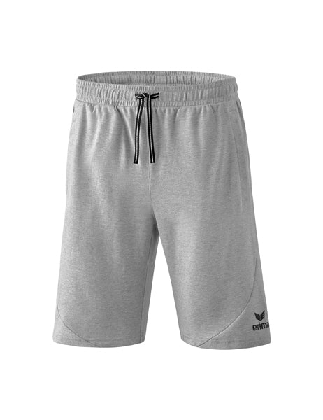 Essential Sweatshorts Erwachsene; Kinder hellgrau melange