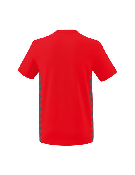Essential Team T-Shirt Erwachsene; Kinder rot/slate grey