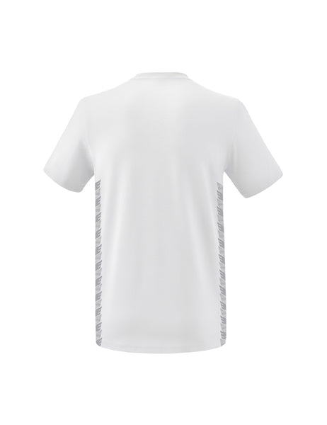 Essential Team T-Shirt Erwachsene; Kinder weiß/monument grey