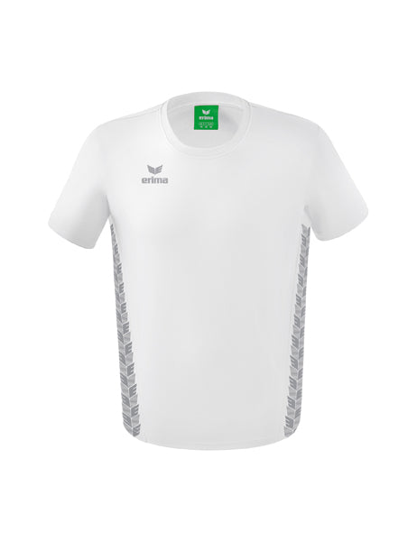 Essential Team T-Shirt Erwachsene; Kinder weiß/monument grey