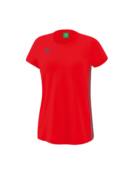 Essential Team T-Shirt Damen rot/slate grey