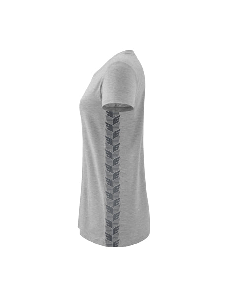 Essential Team T-Shirt Damen hellgrau melange/slate grey