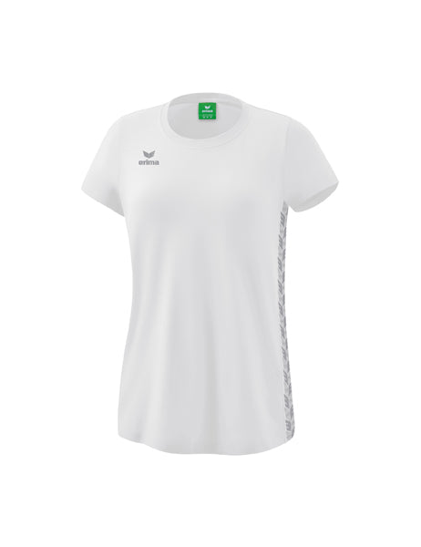 Essential Team T-Shirt Damen weiß/monument grey