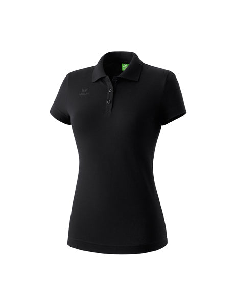 Teamsport Poloshirt Damen schwarz