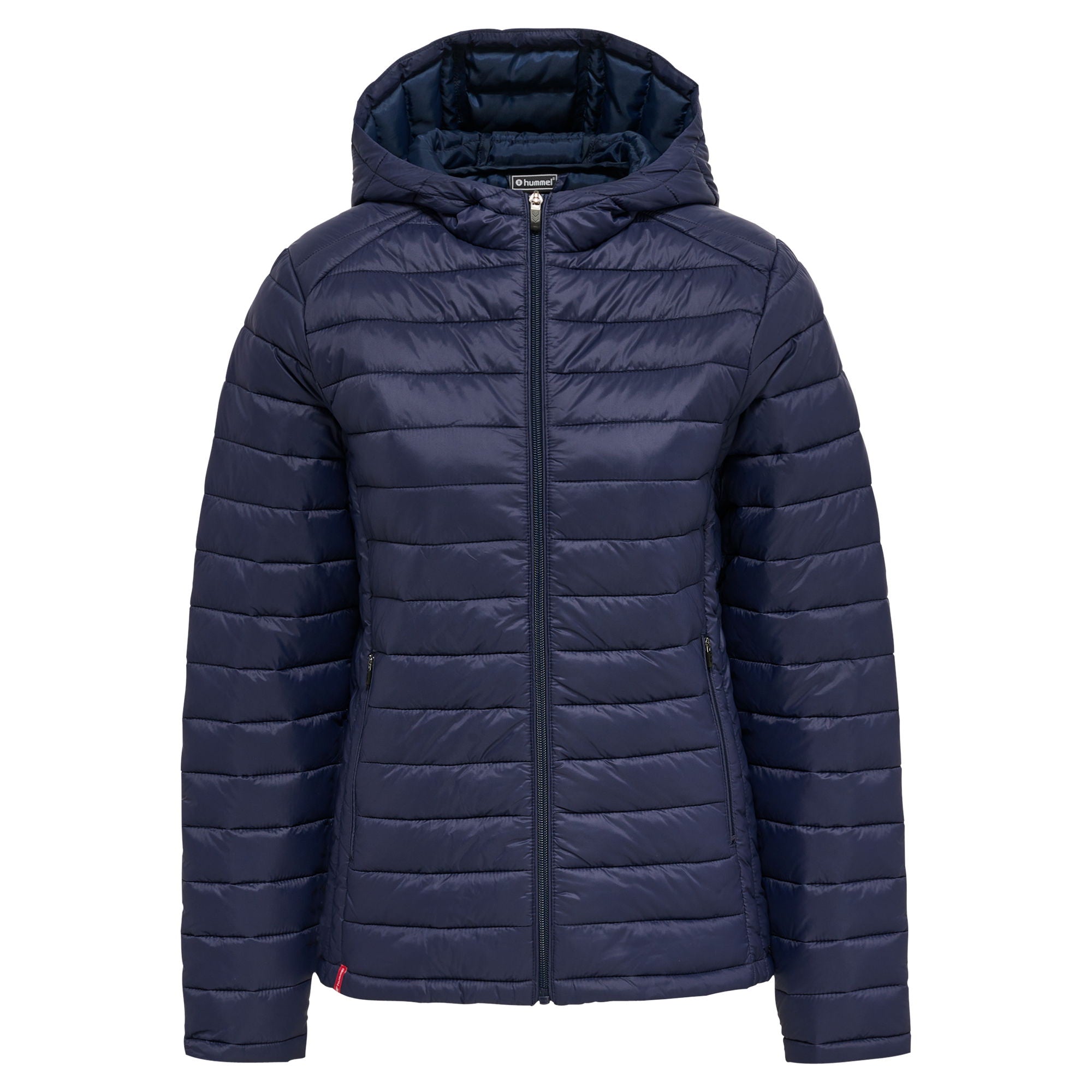 Hummel Red Quilted Hood Jacket Damen