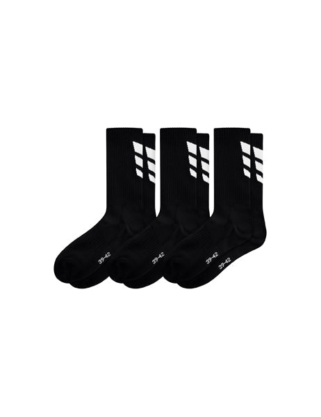 3 Wings Socks 3pack schwarz