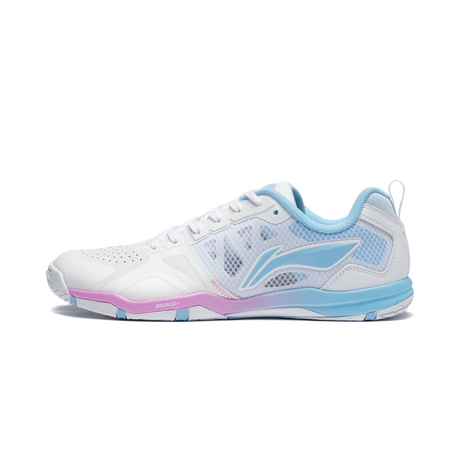 Tischtennis Schuh Hawk Eye 2.0 Pro - weiß/rosa/blau - APPU023-7