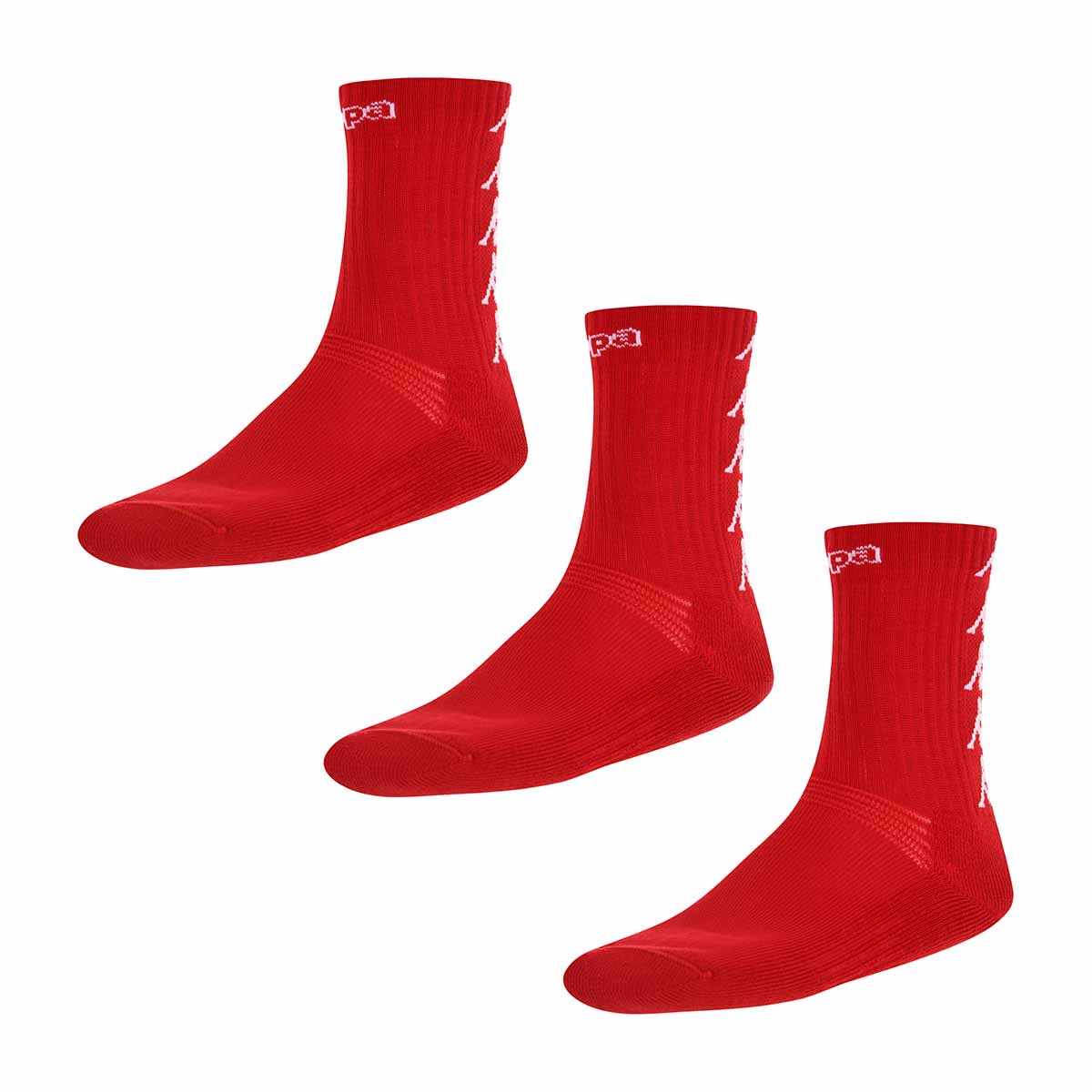 Chaussettes Eleno Rot (3 paires) - Bild 2