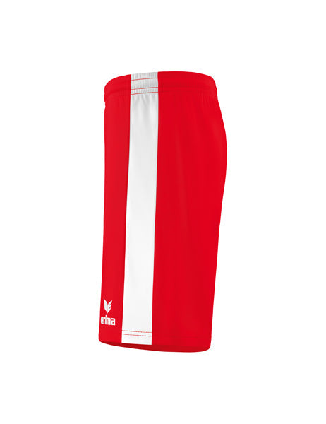 Retro Star Shorts Erwachsene; Kinder rot/weiß