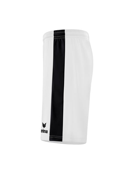 Retro Star Shorts Erwachsene; Kinder weiß/schwarz