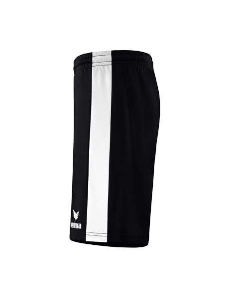 Retro Star Shorts Erwachsene; Kinder schwarz/weiß