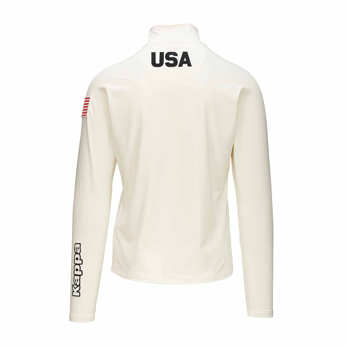 Sweatshirt 6Cento 687BK US Ski Team Weiß Unisex - Bild 3