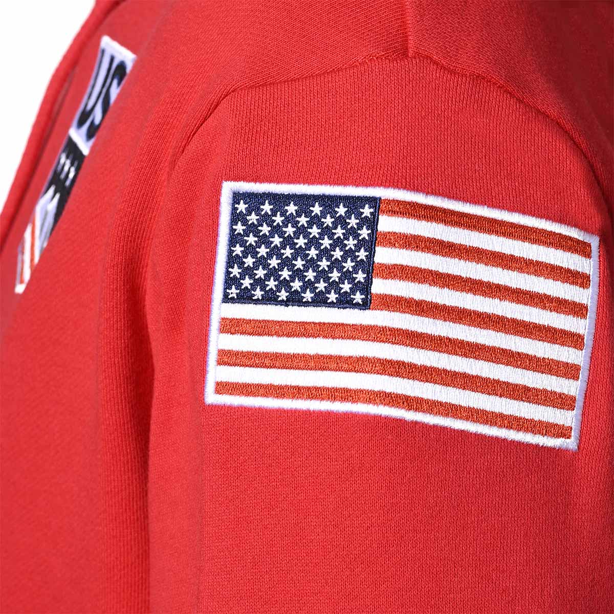 Hoodie US Ski Team Herren Rot - Bild 5