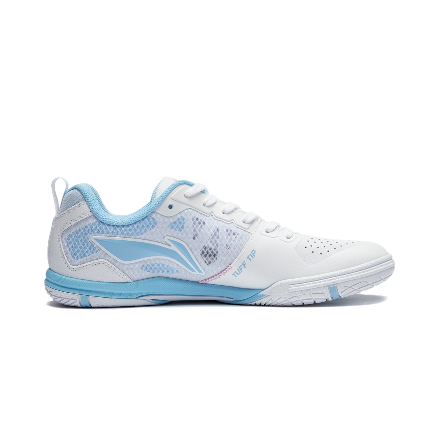 Tischtennis Schuh Hawk Eye 2.0 Pro - weiß/rosa/blau - APPU023-7