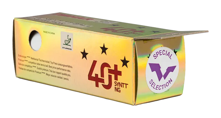 Ball SYNTT NG 40+ WTT *** ABS 3er Pack weiß